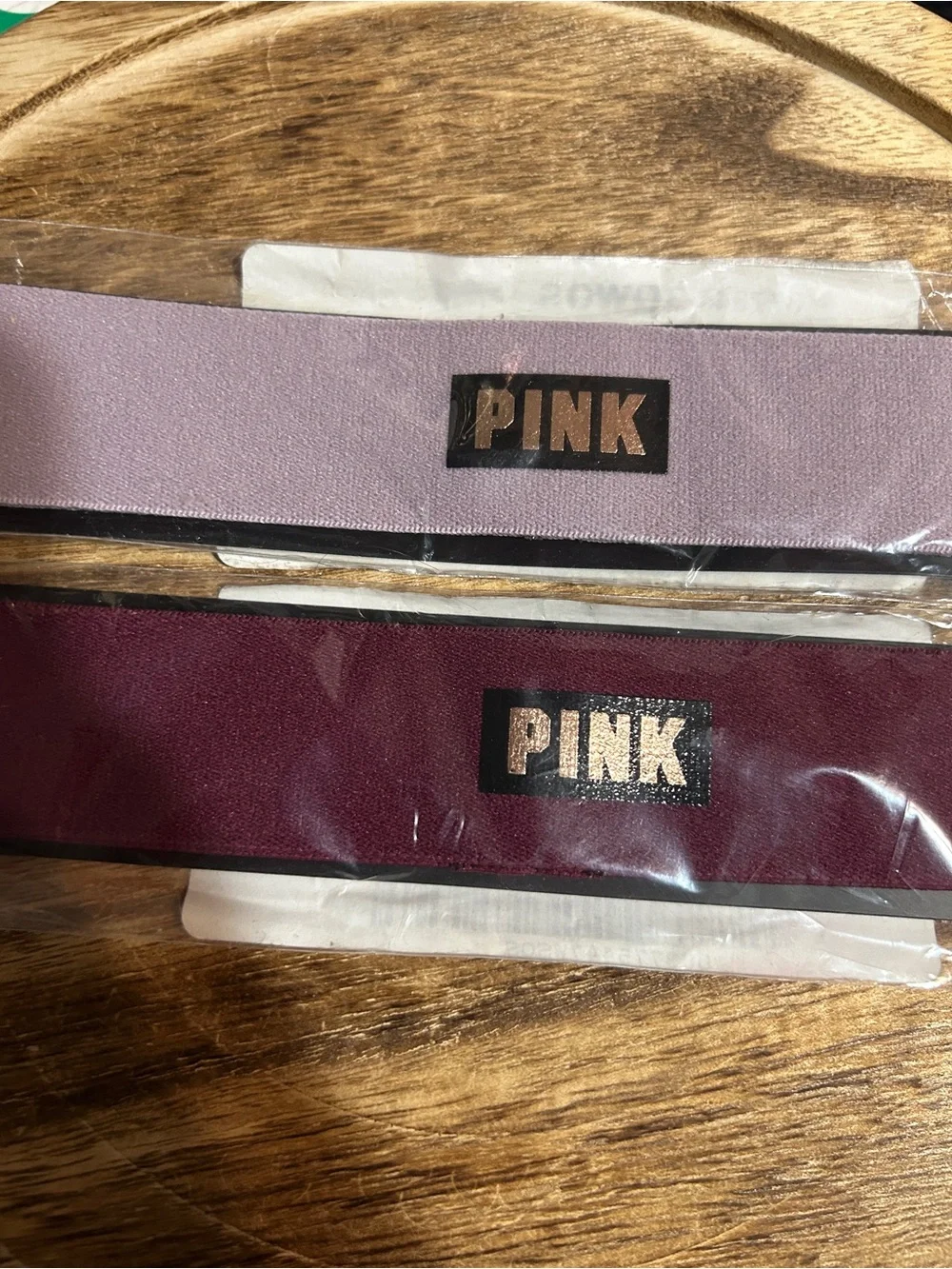PINK Victoria's Secret Elastic Headband Duo -